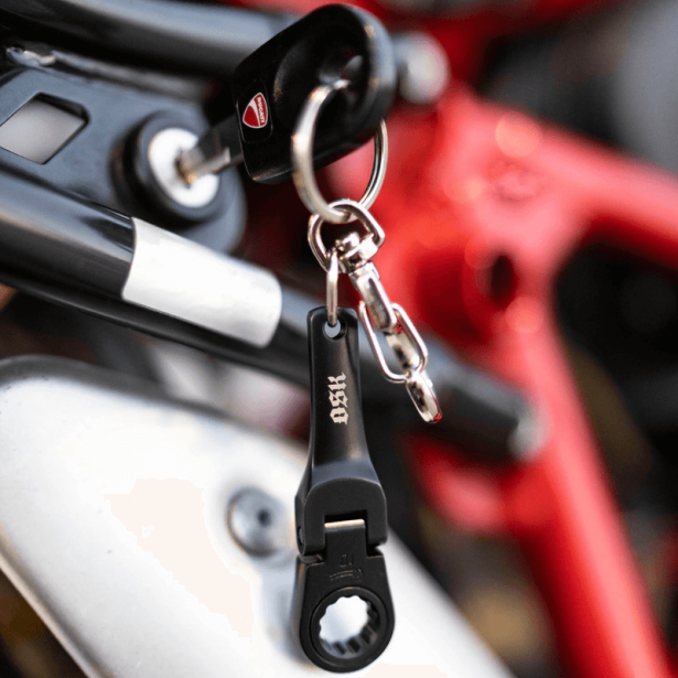 OSK 10mm Flex Ratcheting Wrench Key Chain