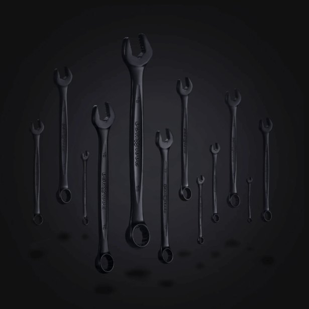 Standard Length Combination Anti-Slip Wrench Set 12 Pieces Set