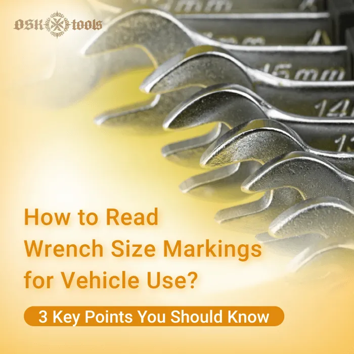 read wrench size markings for vehicle-wrench size markings