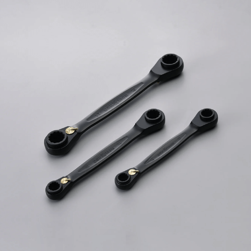 OSK 4 IN 1 Gear Wrench 3 Pieces Set
