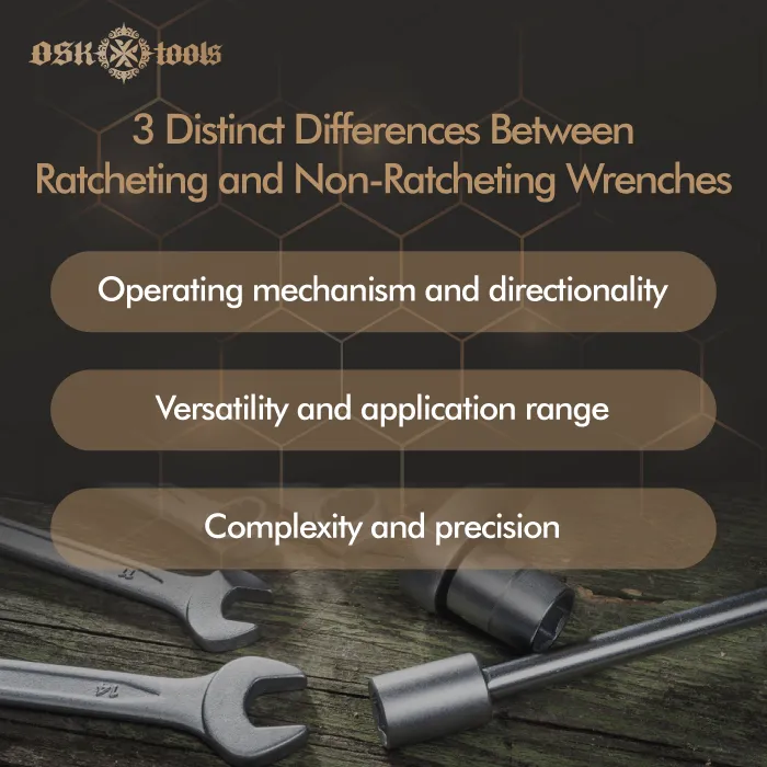differences between ratcheting and non-ratcheting-wrenches