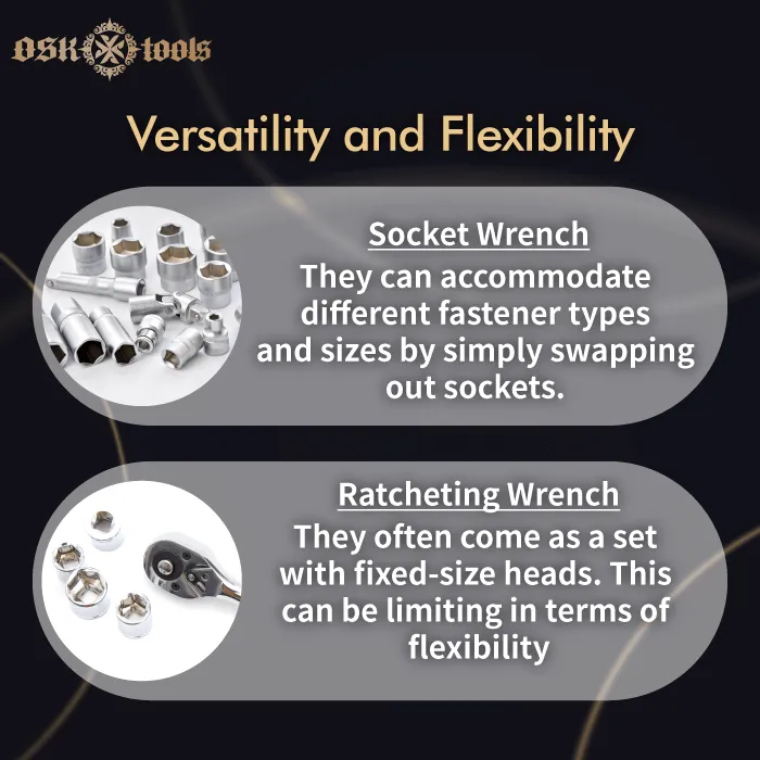 Versatility and flexibility-is socket wrench same as ratcheting wrench