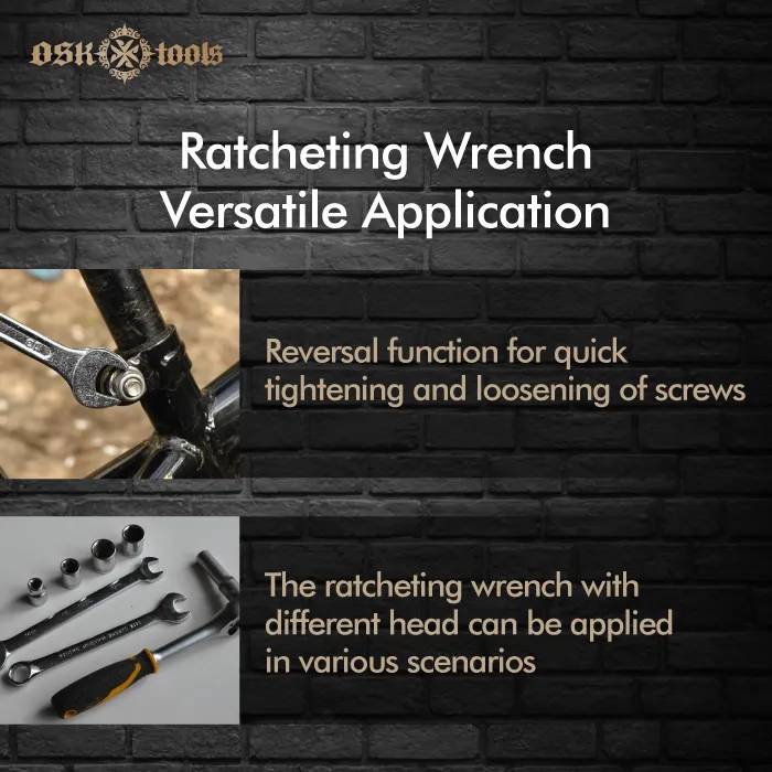 versatile applications-Why use a ratcheting wrench