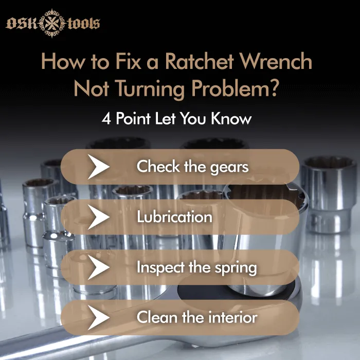 how to fix a ratcheting wrench-ratcheting wrench not turning