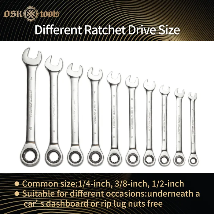 ratchet drive size-what are the different types of ratcheting wrenches