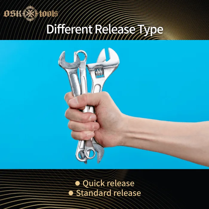 Release type-different types of ratcheting wrenches