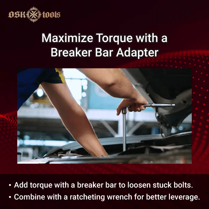 maximize torque-ratcheting wrench tight spaces