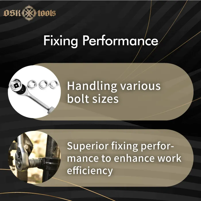 Fixing performance-ratcheting wrench purpose