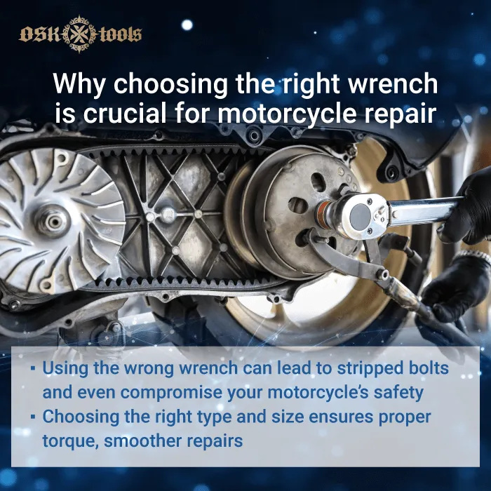 why choosing the right werncn-motorcycle repair wrench
