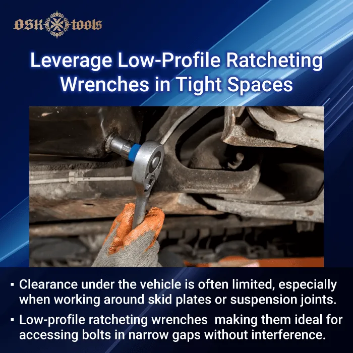  Low-Profile Ratcheting Wrenches-ratcheting wrench undercarriage repairs