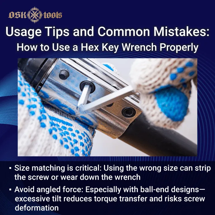 Usage Tips and Common Mistakes-allen wrench